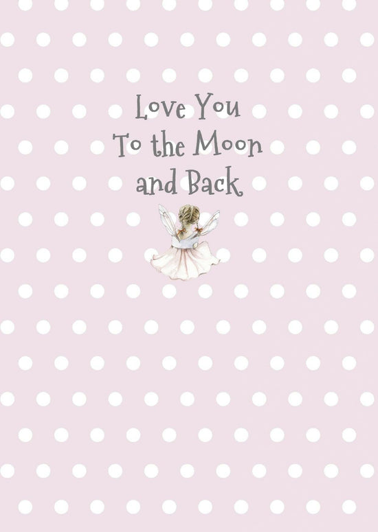 Ceramic Keepsake Hanging Decoration - A6 Greeting Card with Ceramic Keepsake - Fairy - Crumble and Core