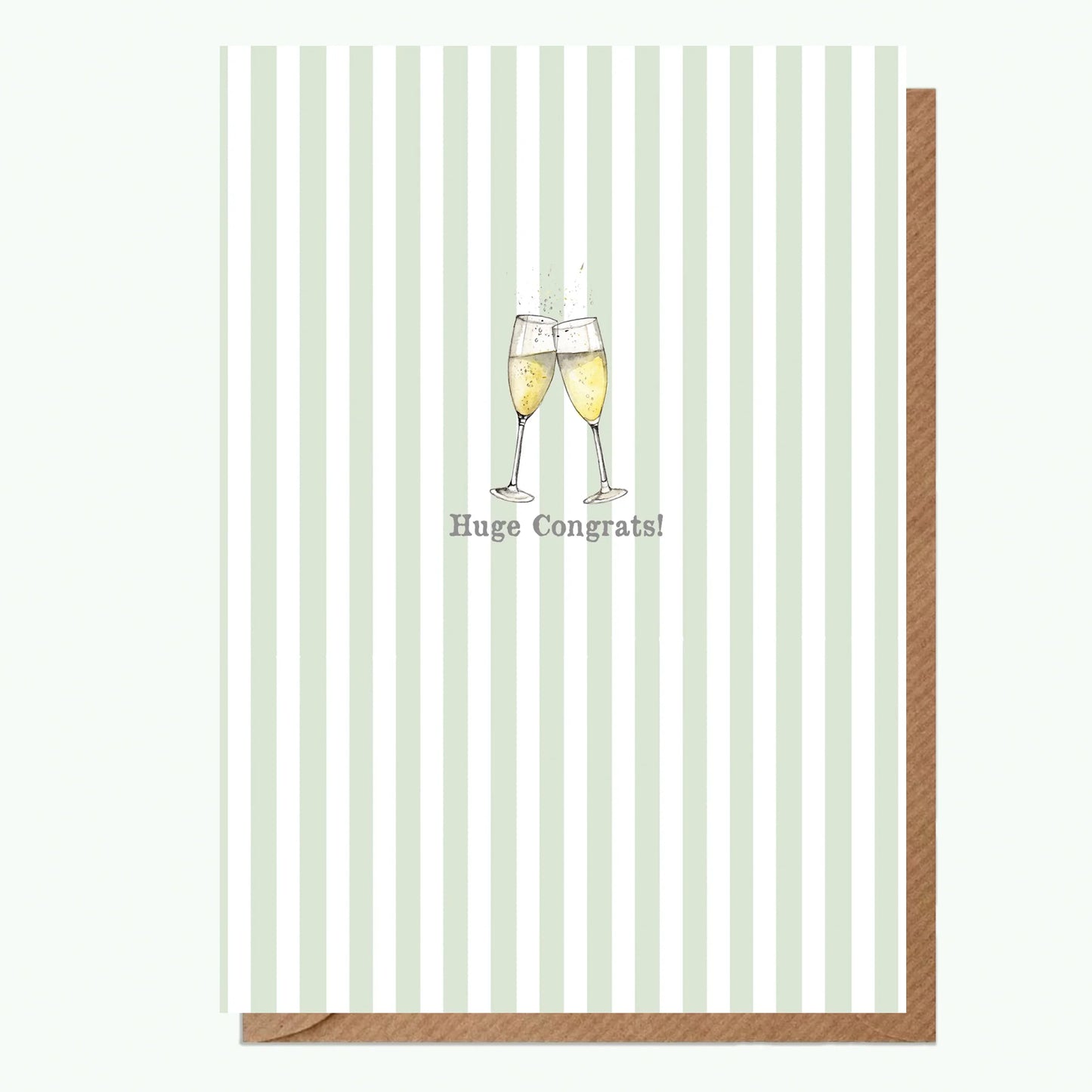 Hanging Decoration - Congratulations Card with Ceramic Keepsake - Bubbles Congrats - Crumble and Core