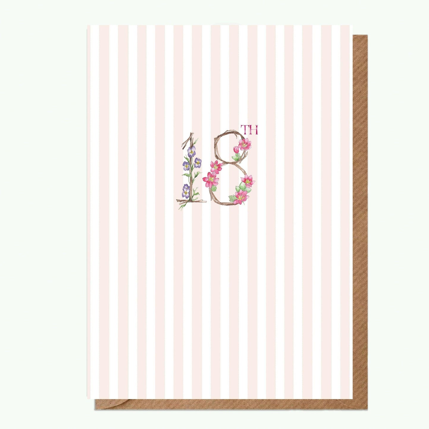 18th Birthday Gift and Card - Ceramic Keepsake Greeting Card - Crumble and Core