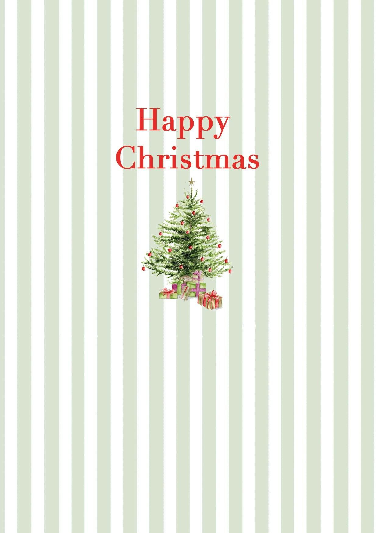 A6 Christmas Tree Greeting Card with Ceramic Keepsake - Perfect for Holiday Gifting - Crumble and Core