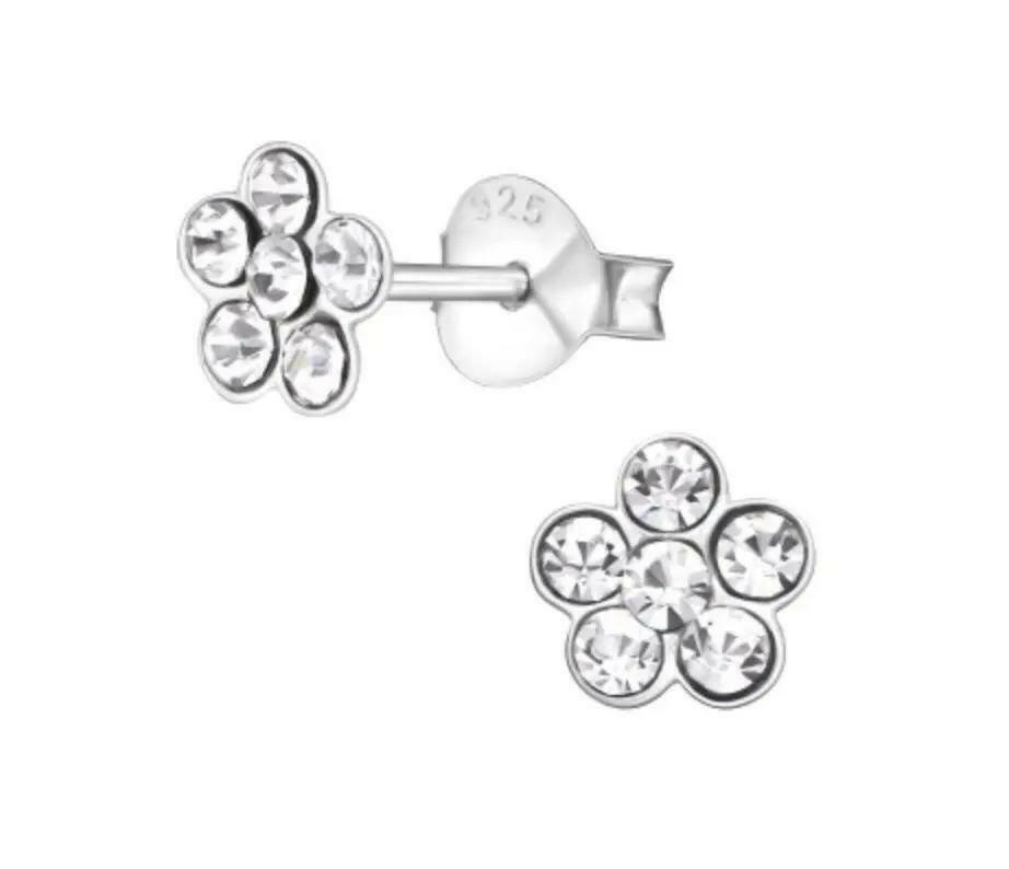 Sterling Silver Stud Earrings in Boxed Black Shoes Design - Ideal 50th Birthday Gift and Card - Crumble and Core