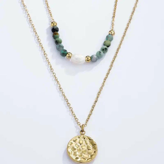 Biglietto con collana "Luna quando è buio" Cerca le stelle