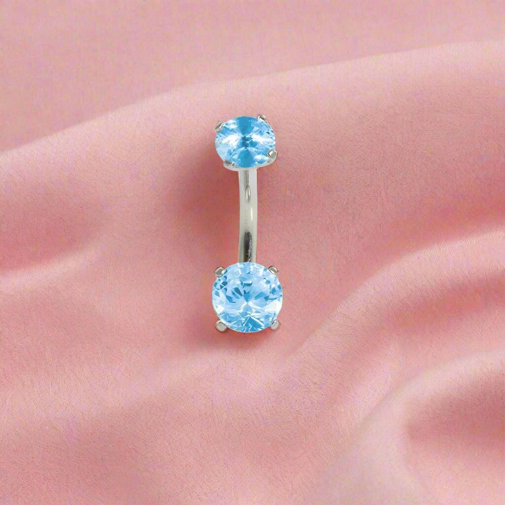 Belly Bar Body Jewellery - Stylish Navel Jewellery for a Pop of Colour and Shine - Crumble and Core