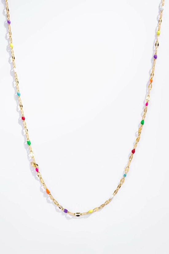 GoldMulti Beaded Necklace - Crumble and Core