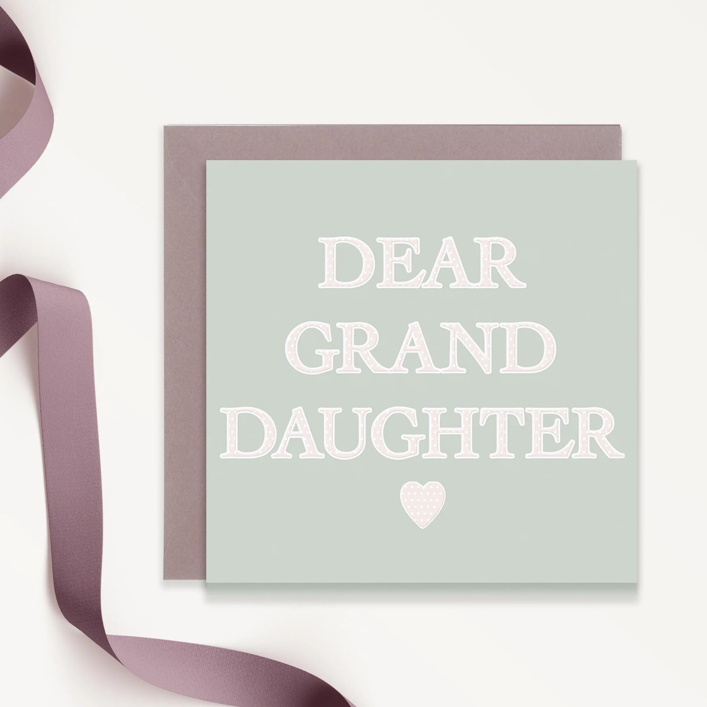 Granddaughter Birthday Card – Luxury Eco Friendly Greeting Card With Envelope 15x15cm