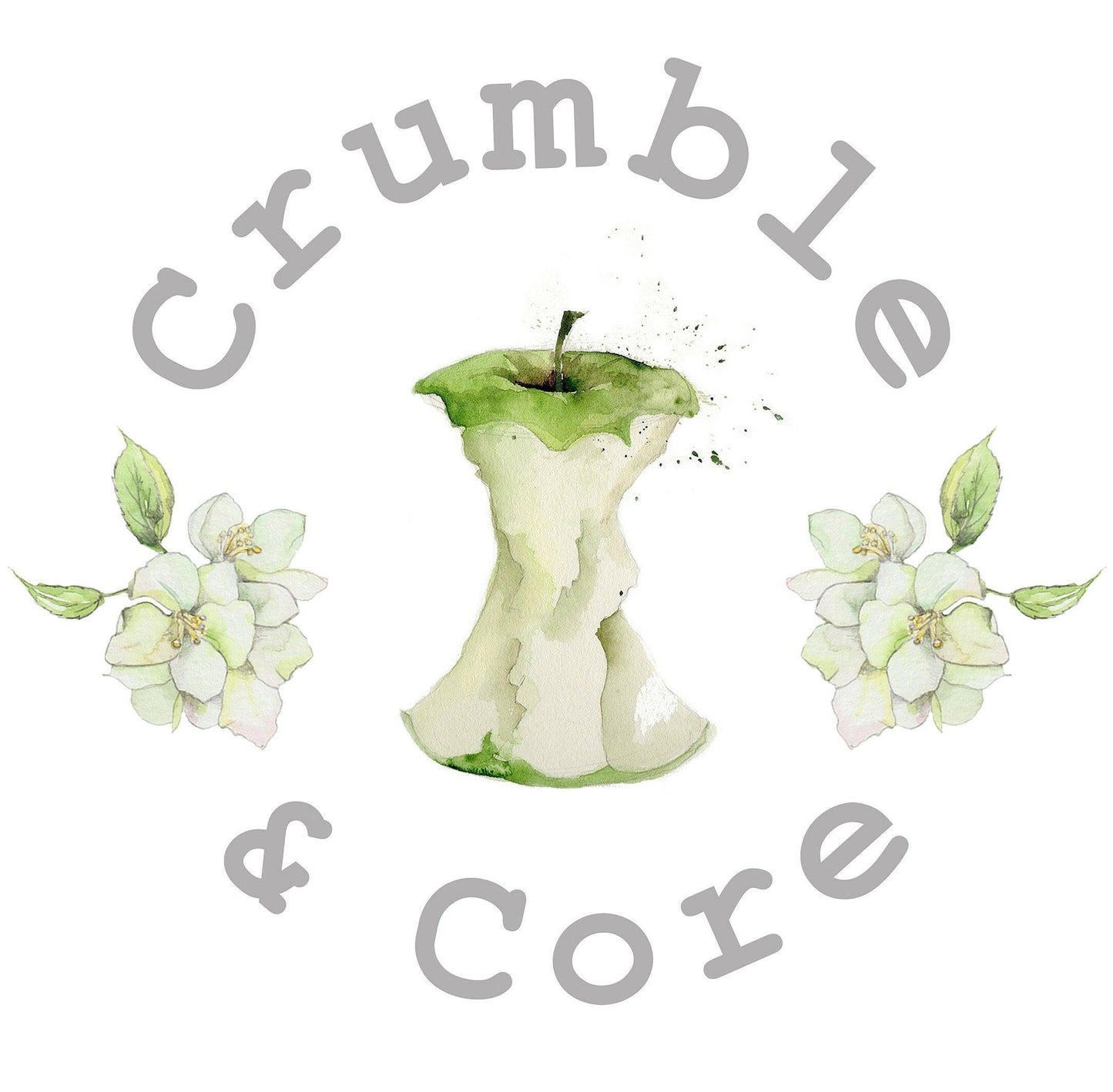 Hand Finished Ceramic Framed Tile Print - Flowers & Wellies Design - Home Decor - Gifts for Her - Crumble and Core