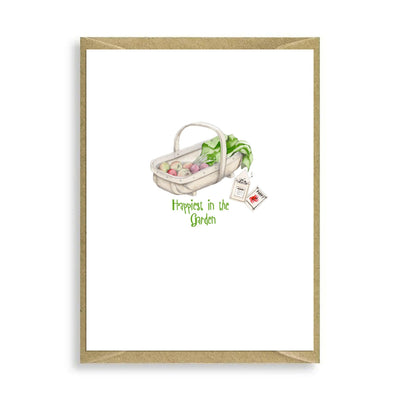 Trug Happiest in The Garden Mini Card - Crumble and Core