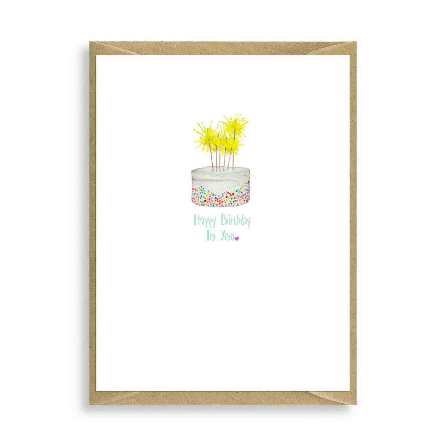Cake Happy Birthday to You Mini Card - Crumble and Core
