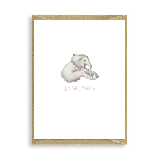 Ele Get Well Mini Card - Crumble and Core