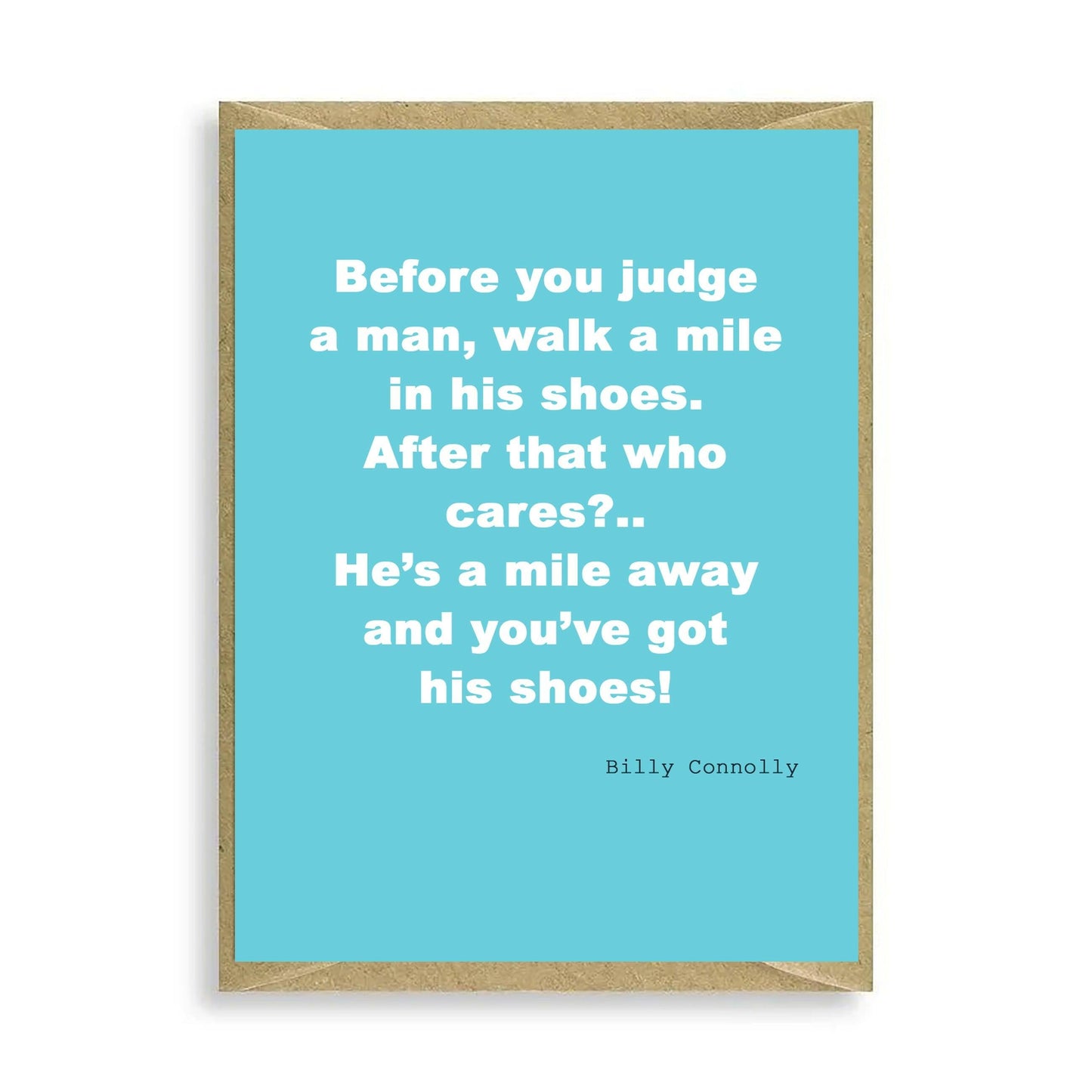 Before You Judge Mini Card - Crumble and Core