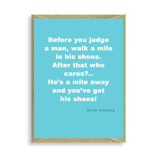 Before You Judge Mini Card - Crumble and Core