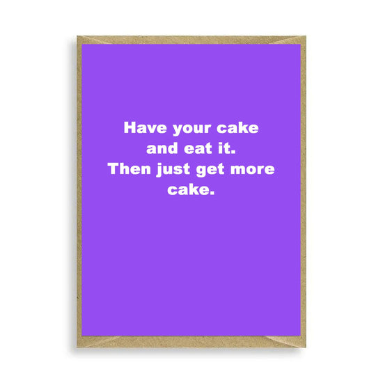 Have Your Cake Mini Card - Crumble and Core