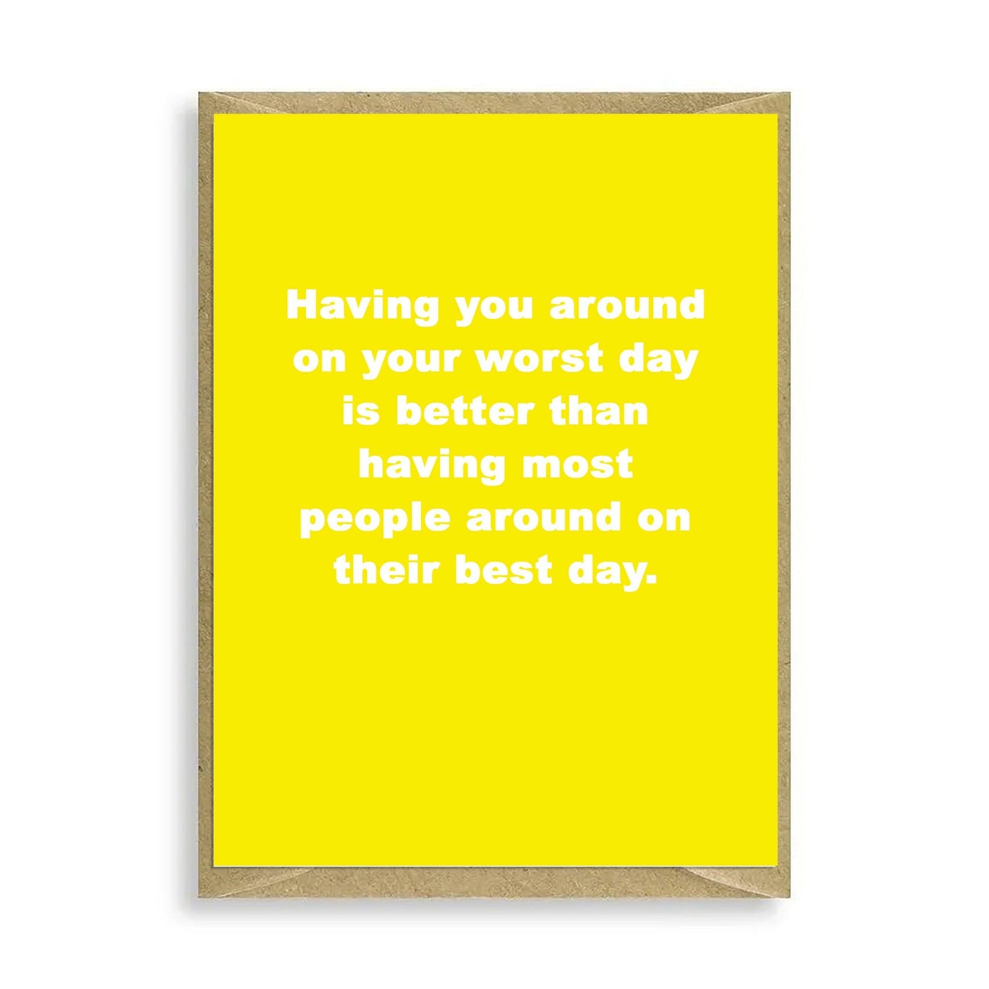 Having You Around Mini Card - Crumble and Core