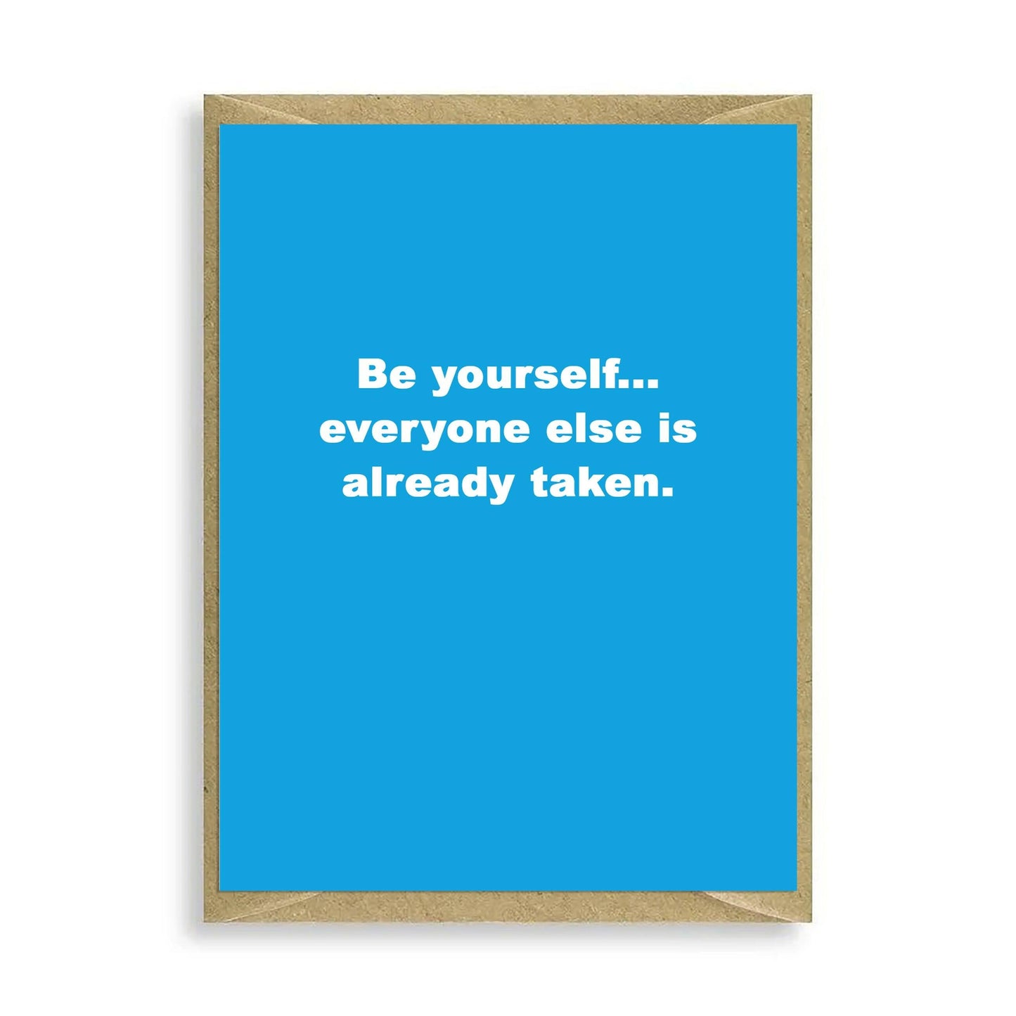 Be Yourself Mini Card - Crumble and Core