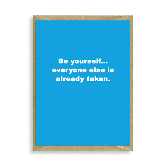 Be Yourself Mini Card - Crumble and Core