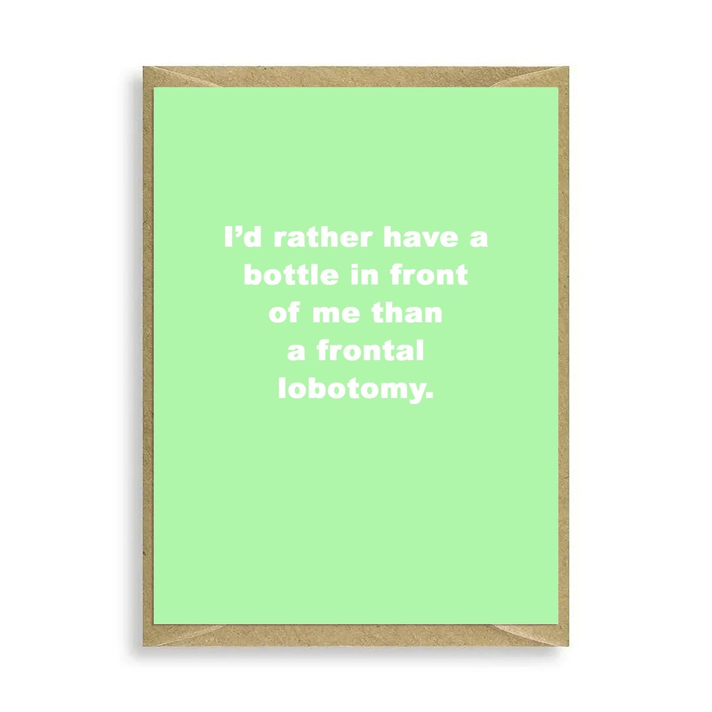 I'd Rather Have Mini Card - Crumble and Core