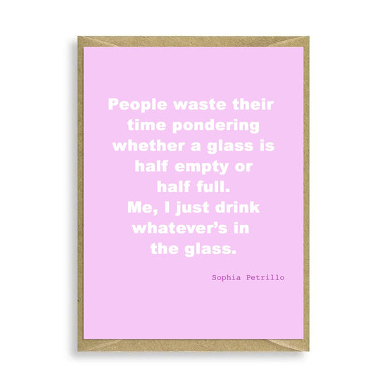 People Waste Their Time Mini Card - Crumble and Core