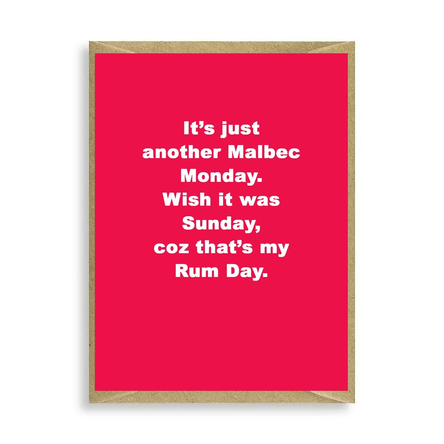 It's Just Another Mini Greeting Card - Humorous Card for All Occasion Design - Crumble and Core