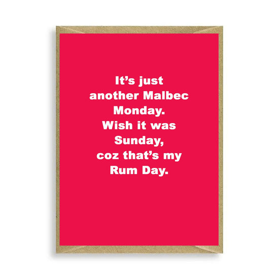 It's Just Another Mini Greeting Card - Humorous Card for All Occasion Design - Crumble and Core