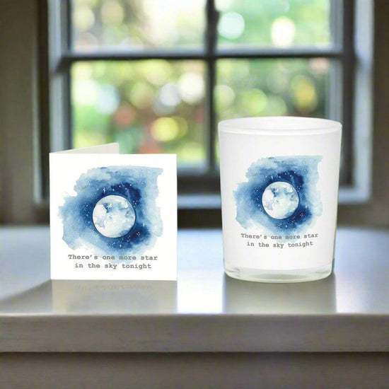 Boxed Candle & Matching Greeting Card | Handcrafted Gift Set UK - Crumble and Core