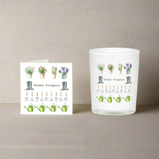 Gardeners Boxed Scented Candle Card - Perfect Gift for Garden Lovers - Crumble and Core