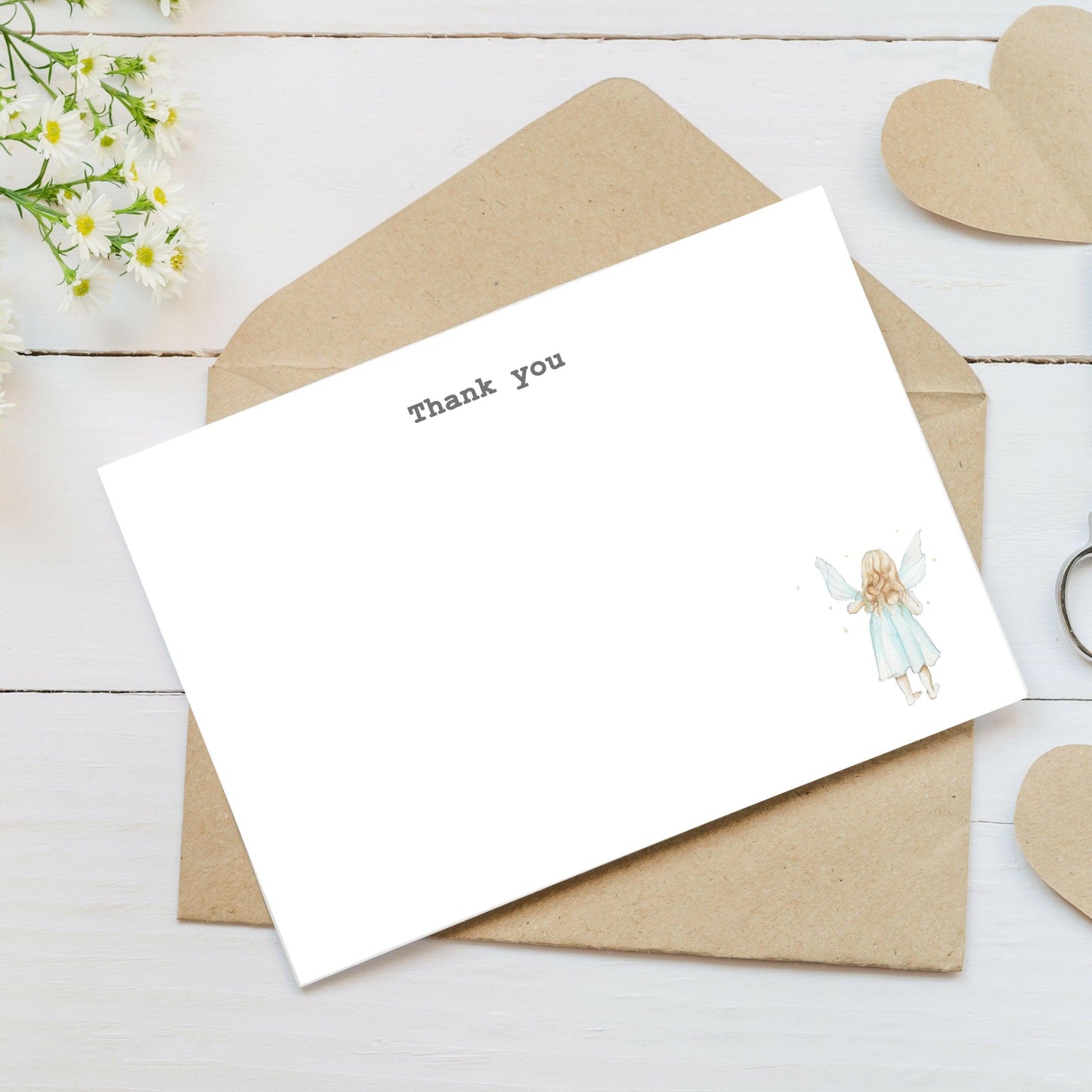 Fairy Rose Note Cards - Crumble and Core