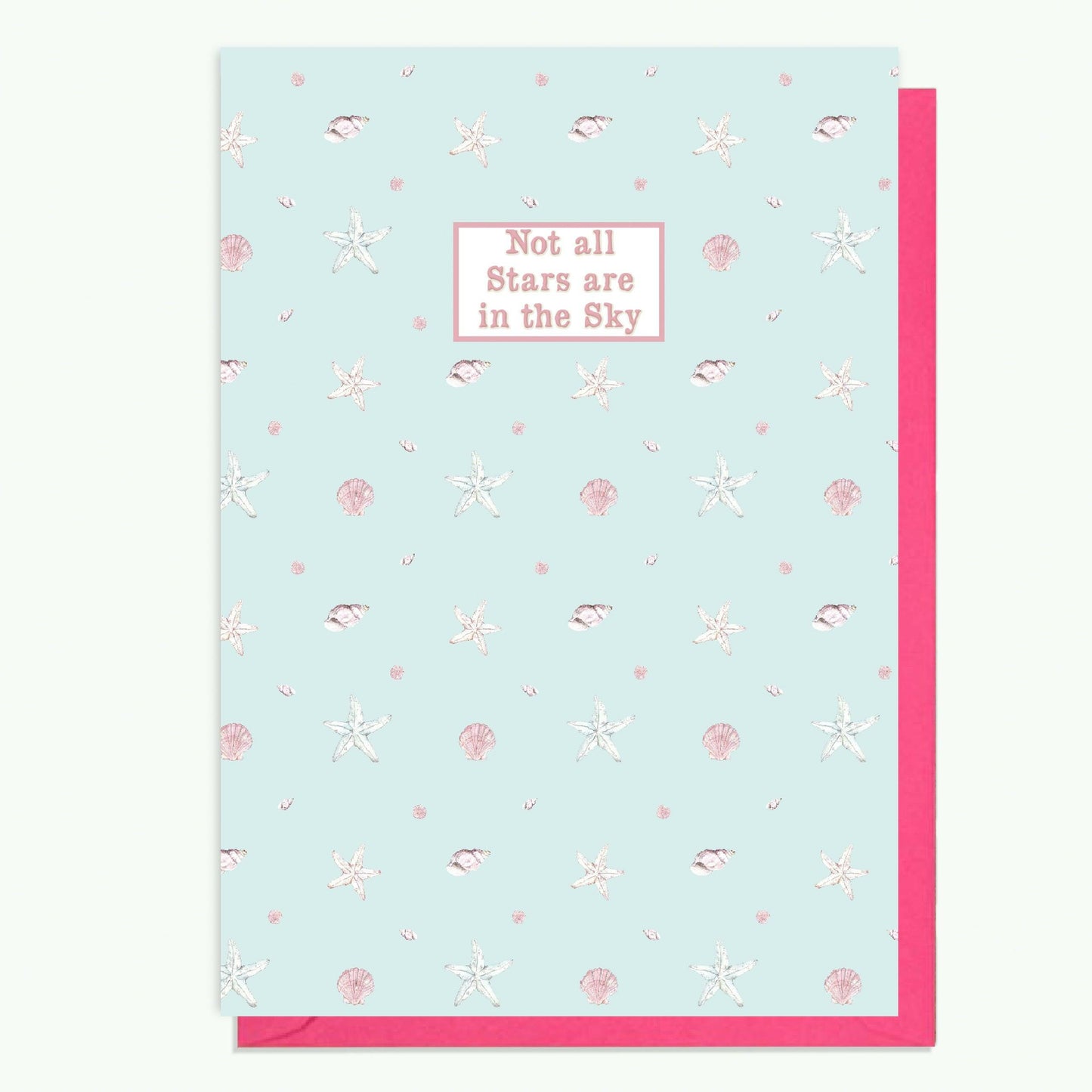 Sterling Silver Starfish Pendant Necklace with Handmade Crystal Charm and Card - Crumble and Core