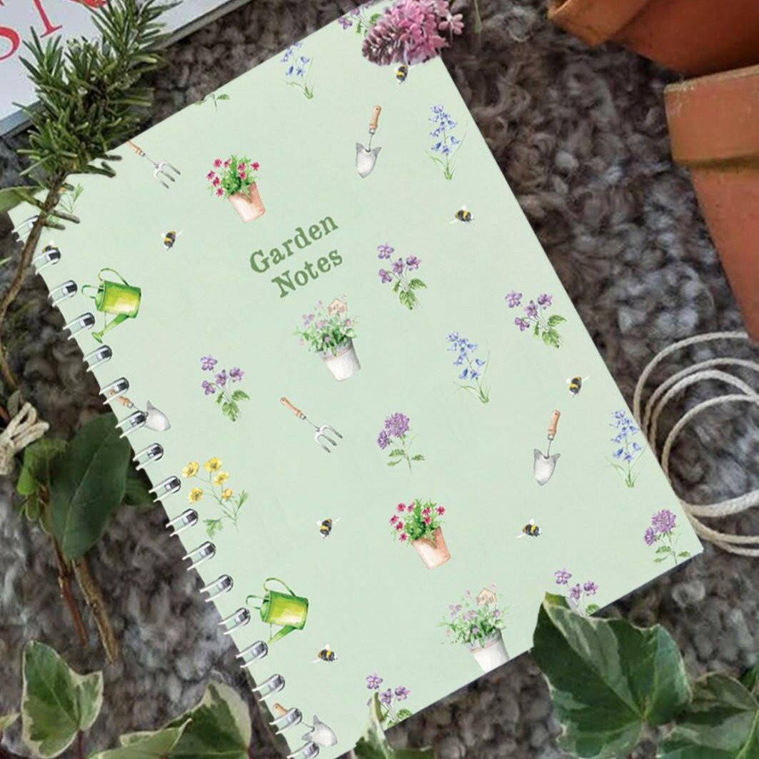 Wire Bound Notebook for Creative Planning - Garden Design - Gardeners Gift - Crumble and Core