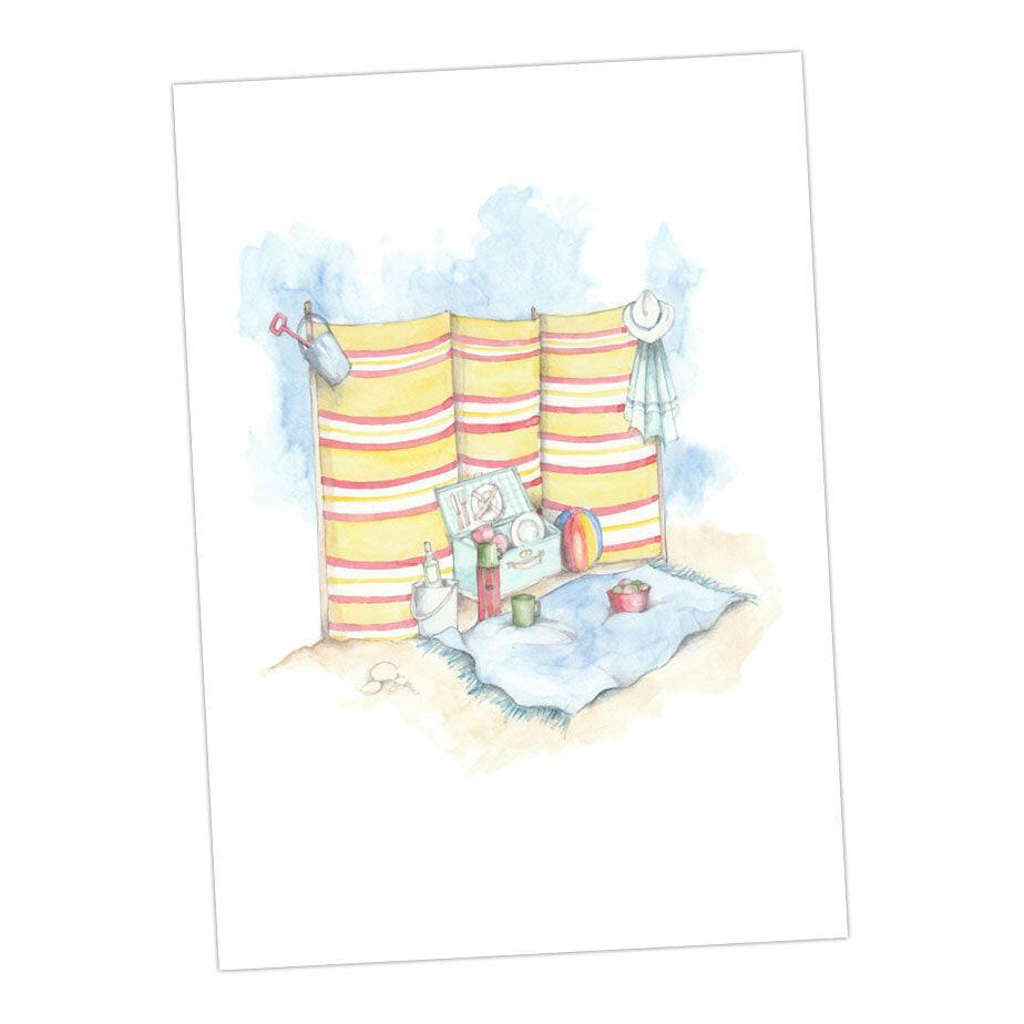 Boxed 'Seaside' pack of assorted A6 cards - Crumble and Core