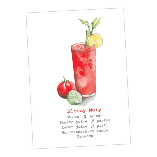 Boxed Assorted Cocktail Recipe of A6 Cards - Crumble and Core