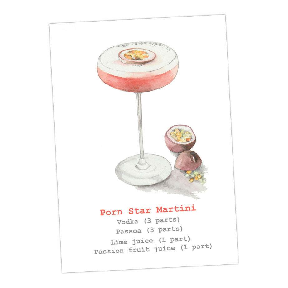 Boxed Assorted Cocktail Recipe of A6 Cards - Crumble and Core