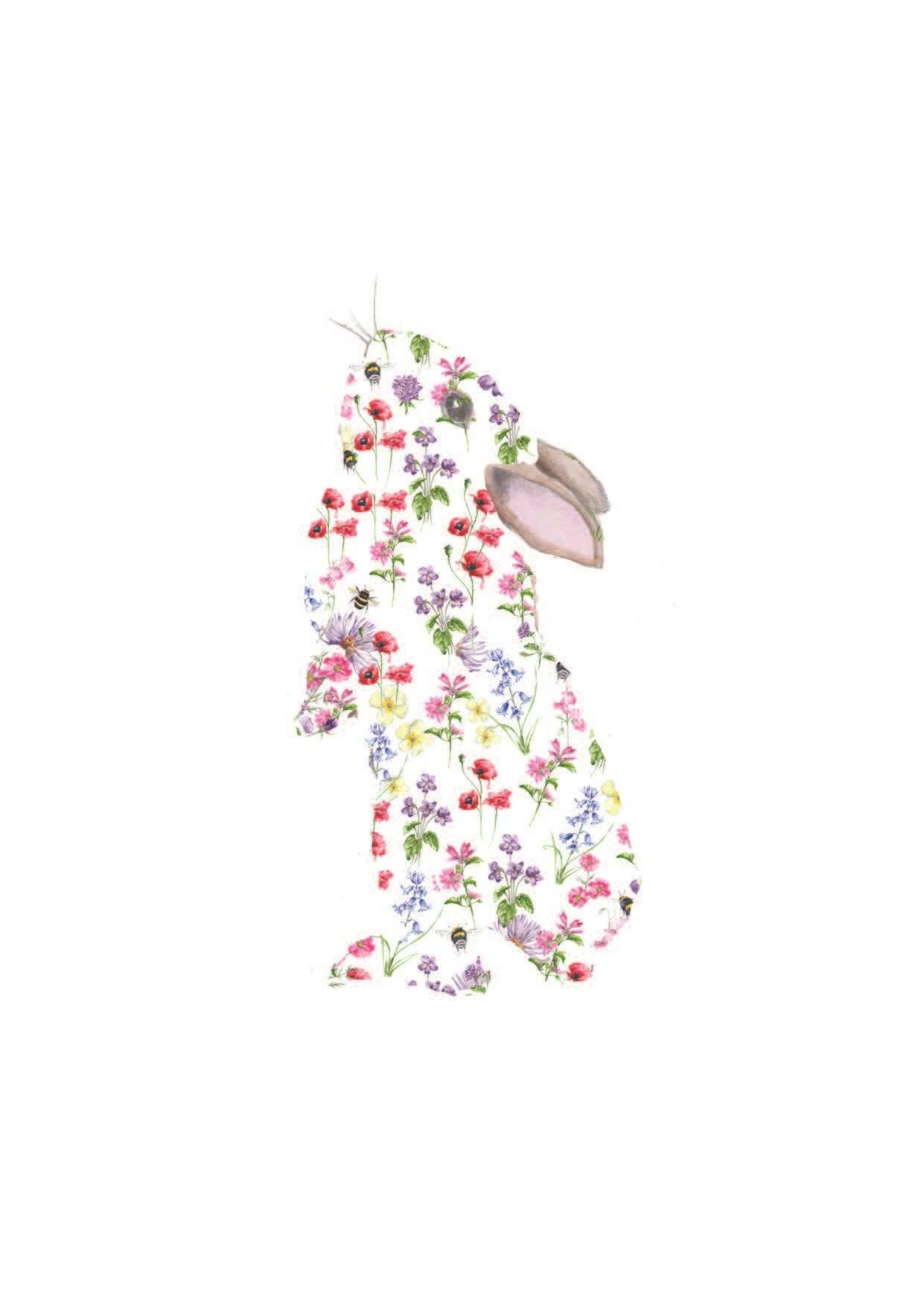 Boxed 'Floral Cut Out' pack of assorted A6 cards - Crumble and Core