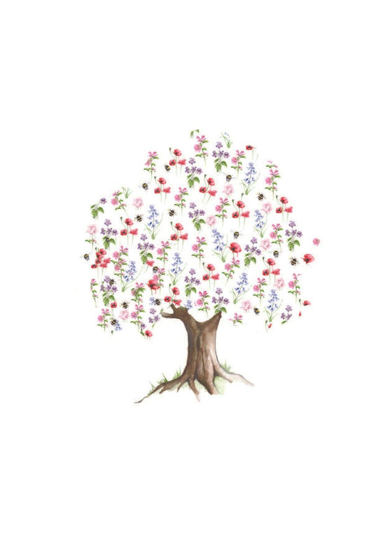 Boxed 'Floral Cut Out' pack of assorted A6 cards - Crumble and Core