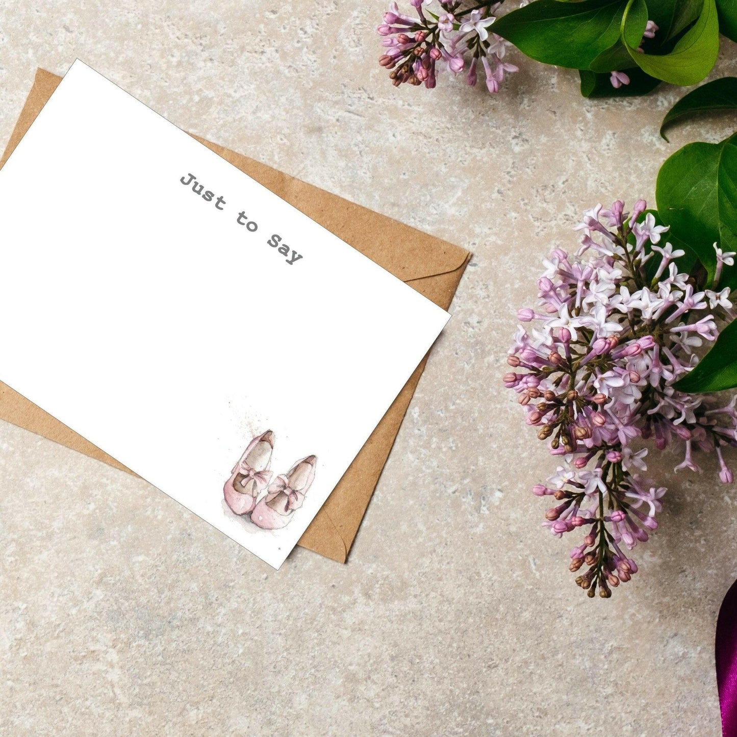 Shoe Note Cards - Crumble and Core