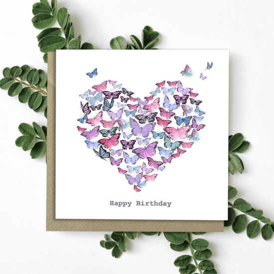 Butterfly Birthday Card - Crumble and Core