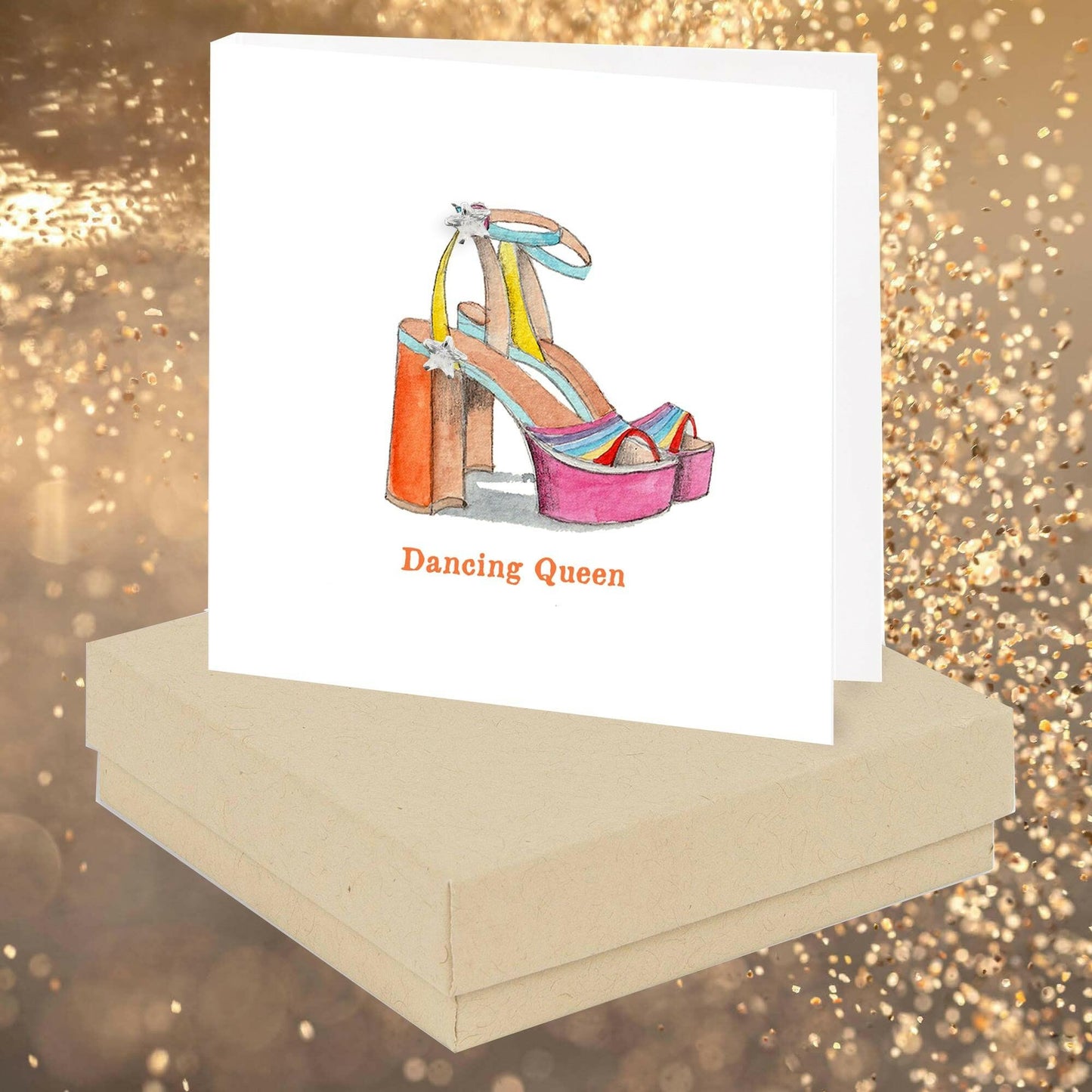 Sterling Silver Star Stud Earrings - Elegant Gift-Ready Box Included - Dancing Queen Design - Crumble and Core