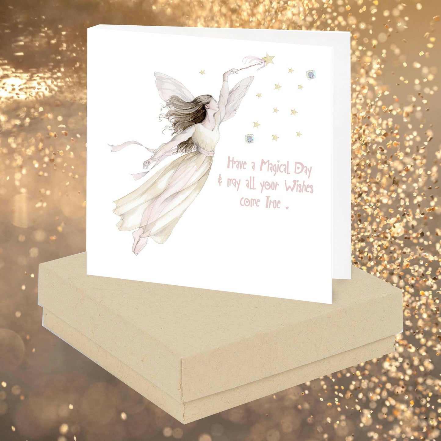 Sterling Silver Fairy Stud Earrings with Gift Box and Card - Crumble and Core