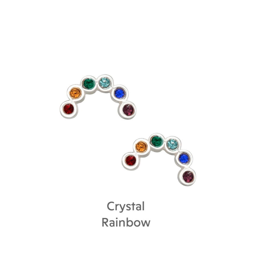 Rainbows Hearts Greeting Card Set - Boxed Love and Cheer - Crumble and Core