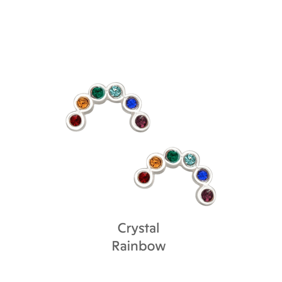 Rainbows Hearts Greeting Card Set - Boxed Love and Cheer - Crumble and Core