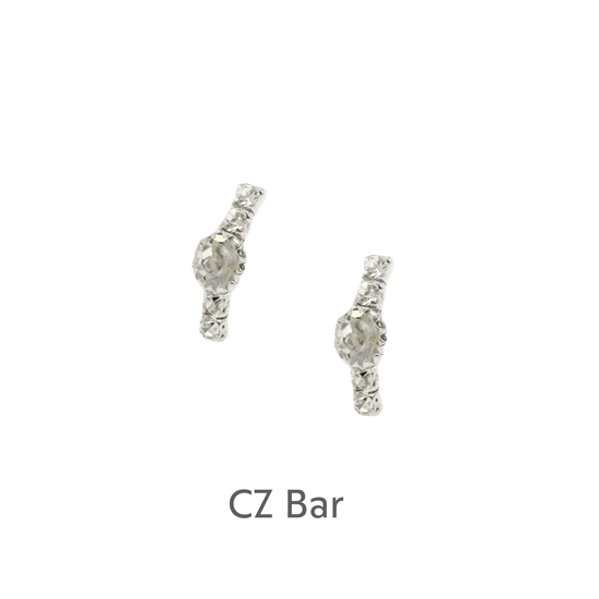 Sterling Silver Stud Earrings in Boxed Card Perfect Gift for Loved Ones - Crumble and Core