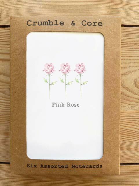 Boxed 'Flower' pack of assorted A6 cards - Crumble and Core