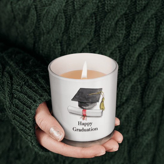 Graduation Scented Candle Gift - Crumble and Core