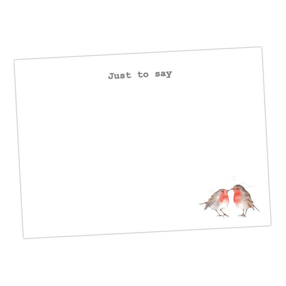 Robins Note Cards - Crumble and Core
