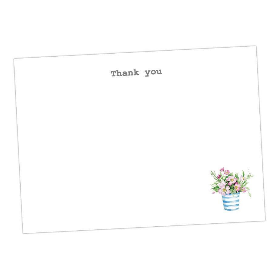 Flower Pot Note Cards - Crumble and Core