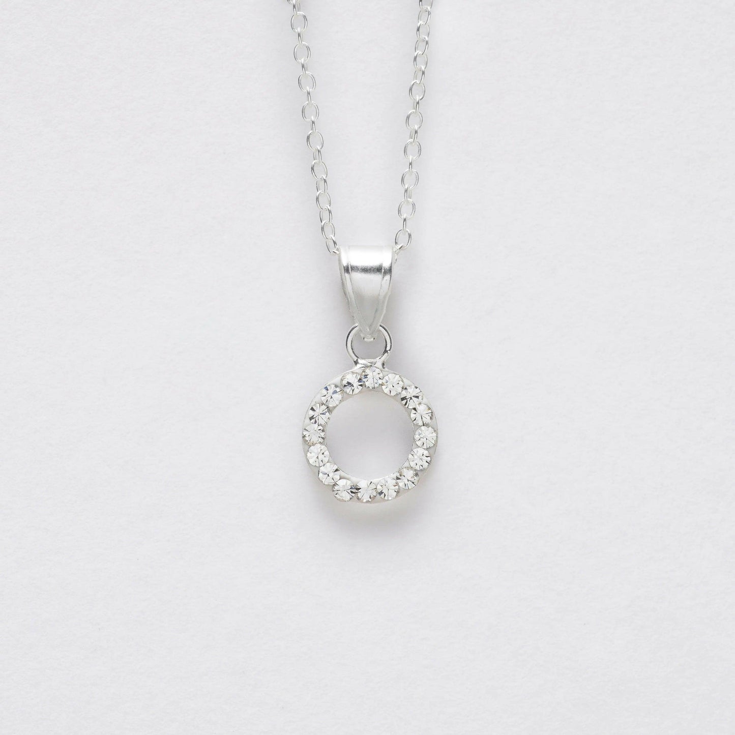 Sterling Silver CZ Pendant Necklace - Ideal Gift Set for 21st Birthday - Includes Gift Box Greeting Card - Crumble and Core