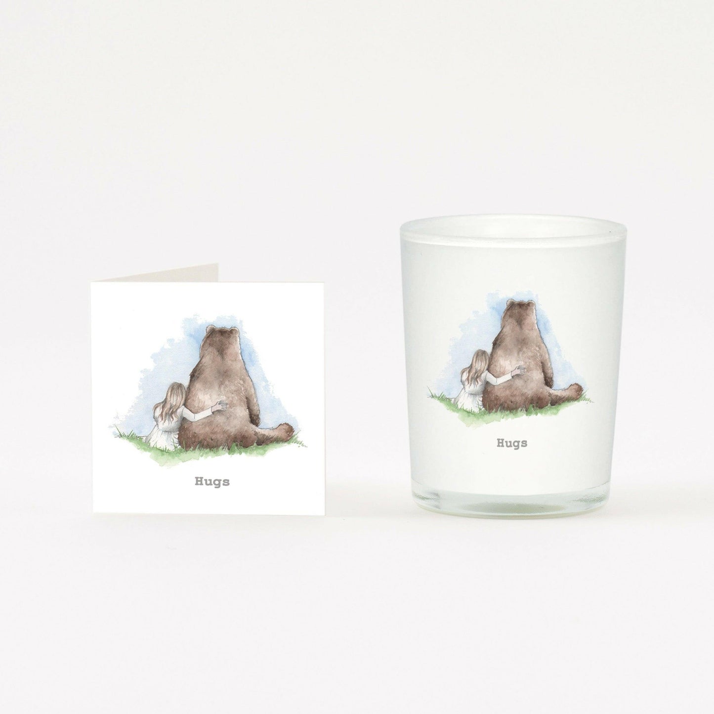 Bear Hugs Boxed Scented Candle Card - Perfect Gift for Any Occasion - Crumble and Core