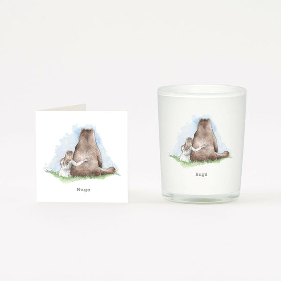 Bear Hugs Boxed Scented Candle Card - Perfect Gift for Any Occasion - Crumble and Core